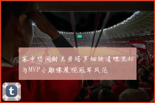 家中悠闲时光劳塔罗细致清理奖杯与MVP小雕像展现冠军风范